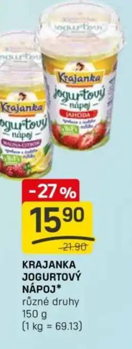 Flop Krajanka jogurtový nápoj nabídka