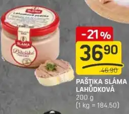 Flop Paštika sláma lahůdková nabídka