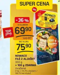 Flop Nowaco filé z aljašky nabídka