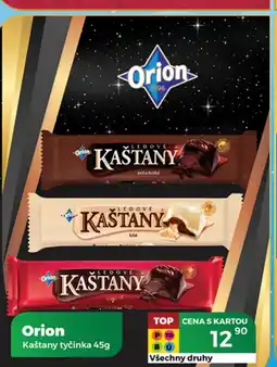 Tamda Foods Orion Kaštany tyčinka nabídka