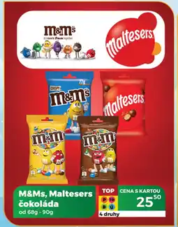 Tamda Foods M&Ms, Maltesers čokoláda nabídka