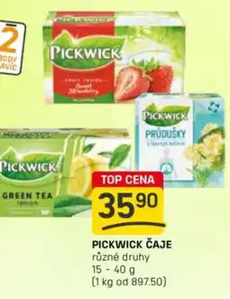 Flop Pickwick čaje nabídka