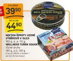 Flop Nekton šproty uzené výběrové v oleji nabídka