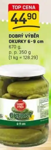 Flop Dobrý výběr okurky 6-9 cm nabídka