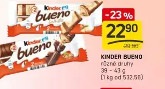 Flop Kinder bueno nabídka