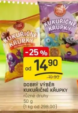 Flop Dobrý výběr kukuřičné křupky nabídka
