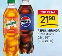 Flop Pepsi, mirinda nabídka