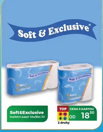Tamda Foods Soft&Exclusive toaletní papír 3V nabídka