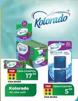Tamda Foods Kolorado WC blok refill nabídka
