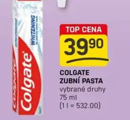 Flop Colgate zubní pasta nabídka