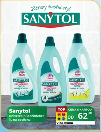 Tamda Foods Sanytol univerzální dezinfekce nabídka
