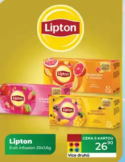 Tamda Foods Lipton fruit infusion nabídka