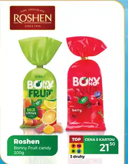 Tamda Foods Roshen Bonny Fruit candy nabídka