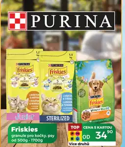 Tamda Foods Friskies granule pro kočky, psy nabídka