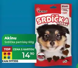 Tamda Foods Akinu Srdíčka pamlsky nabídka