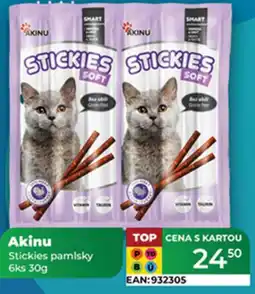 Tamda Foods Akinu Stickies pamlsky nabídka