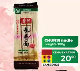 Tamda Foods CHUNSI nudle Longlife nabídka