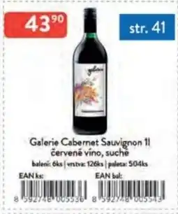 Qanto Galerie Cabernet Sauvignon 11 červené víno, suché nabídka