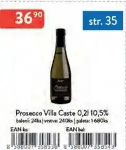 Qanto Prosecco Villa Caste 10,5% nabídka