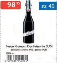 Qanto Tonon Prosecco Doc Frizzante nabídka