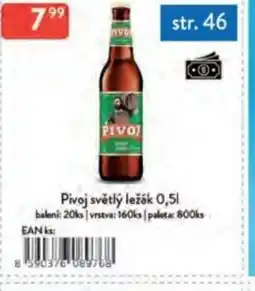 Qanto Pivoj světlý ležák nabídka