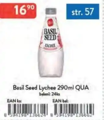 Qanto Basil Seed Lychee QUA nabídka