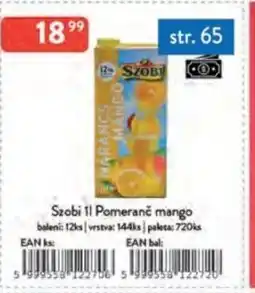 Qanto Szobi Pomeranč mango nabídka