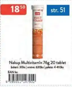 Qanto Nakup Multivitamin 20 tablet nabídka