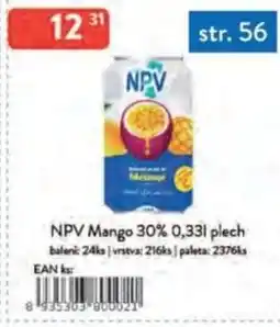 Qanto NPV Mango 30% plech nabídka
