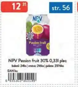 Qanto NPV Passion fruit 30% plec nabídka