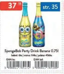 Qanto SpongeBob Party Drink Banana nabídka
