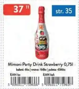 Qanto Mimoni Party Drink Strawberry nabídka