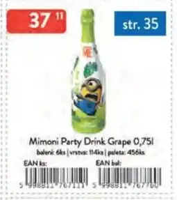 Qanto Mimoni Party Drink Grape nabídka