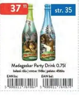 Qanto Madagaskar Party Drink nabídka