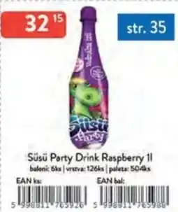 Qanto Süsü Party Drink Raspberry nabídka