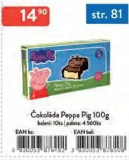 Qanto Čokoláda Peppa Pig nabídka