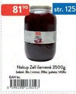 Qanto Nakup Zeli červené nabídka