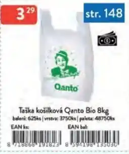 Qanto Taška košilková Qanto Bio nabídka