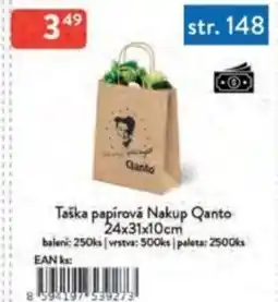 Qanto Taška papírová Nakup Qanto nabídka