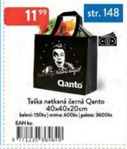 Qanto Taška netkaná černá Qanto nabídka