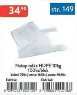 Qanto Nakup taška HDPE 10kg nabídka