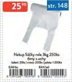 Qanto Nakup Sáčky role 3kg 6my s uchy nabídka