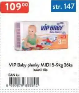 Qanto VIP Baby plenky MIDI 5-9kg nabídka
