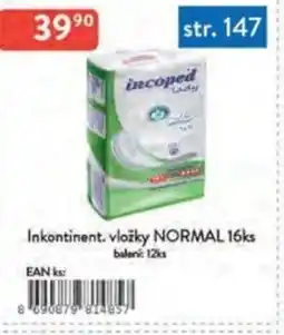 Qanto Inkontinent. vložky NORMAL nabídka