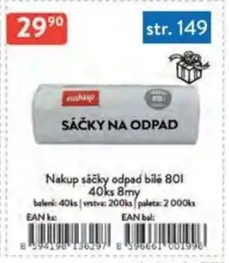 Qanto Nakup sáčky odpad bílé 80l 8my nabídka