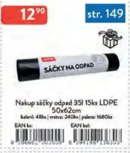 Qanto Nakup sáčky odpad 35l LDPE nabídka