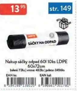 Qanto Nakup sáčky odpad 60l LDPE nabídka