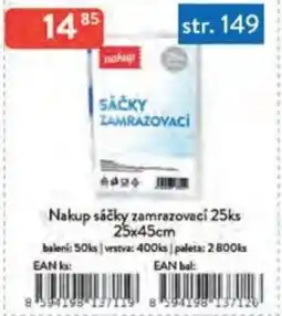 Qanto Nakup sáčky zamrazovaci nabídka