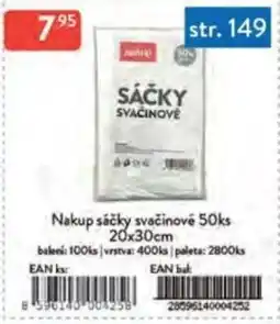 Qanto Nakup sáčky svačinové nabídka