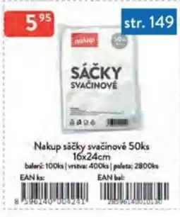 Qanto Nakup sáčky svačinové nabídka